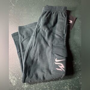 Nike 3 Brand Russell Wilson Kids Dark Green Sweatpants - Boys S (8/10)